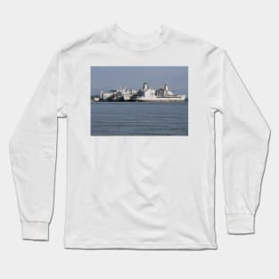 De-activated Navy ships tied up in the Ghost Fleet. Long Sleeve T-Shirt